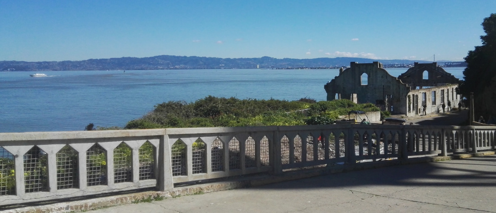 View from Alcatraz Island across San Francisco Bay